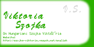 viktoria szojka business card